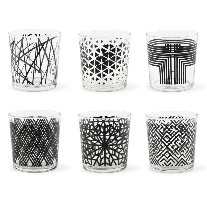 Excelsa set 6 Emily glass water and multipurpose 370 Ml